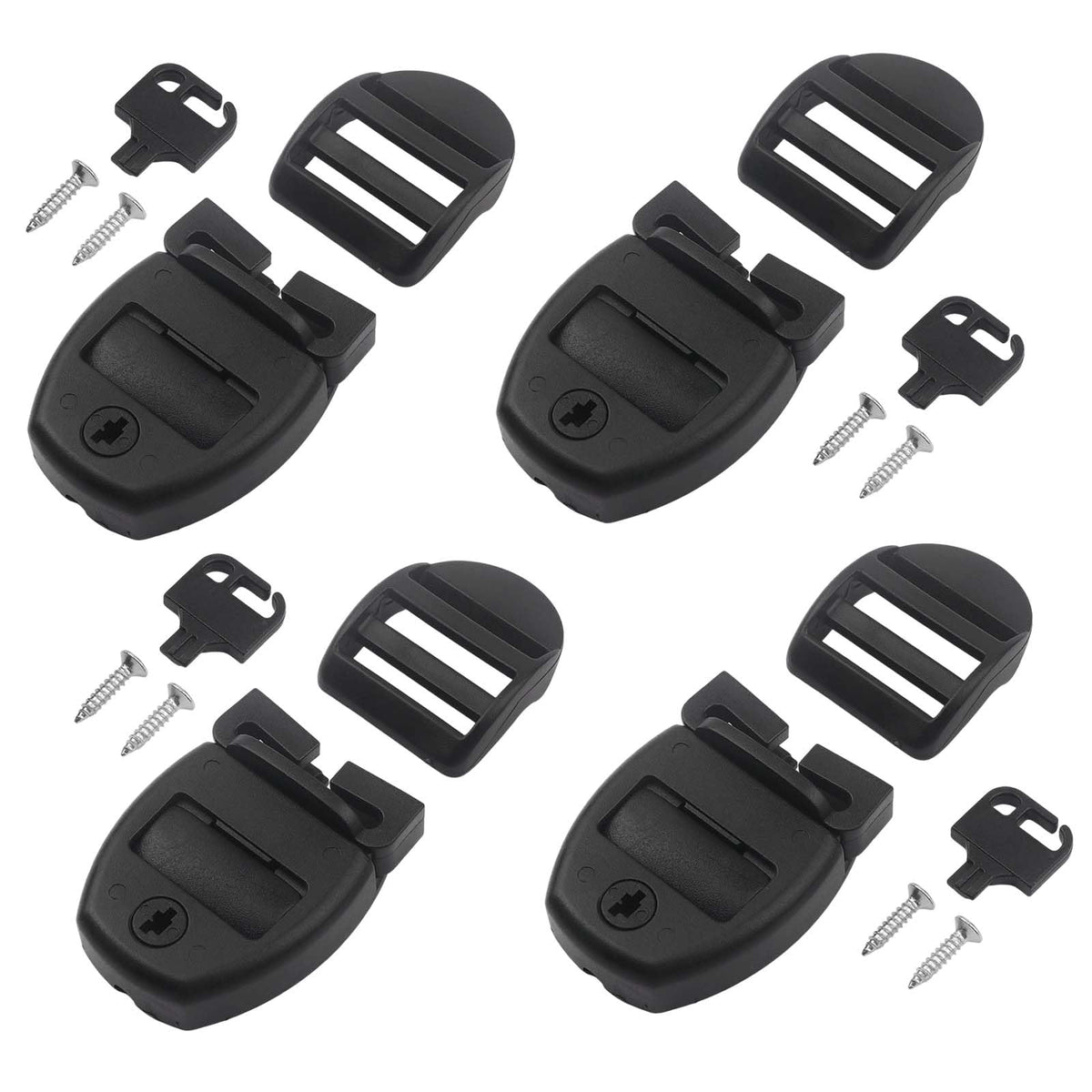 Biteyued spa cover clips four latch sets secure your spa cover during windy days