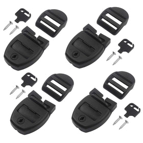 Biteyued spa cover clips four latch sets secure your spa cover during windy days