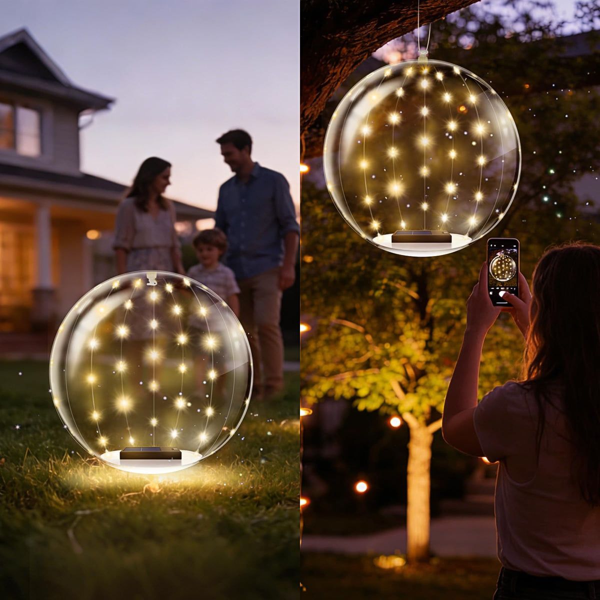BITIWEND inflatable orb light ready for quick pool setup and easy storage.