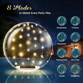 BITIWEND inflatable lights deflate for compact storage after the party.