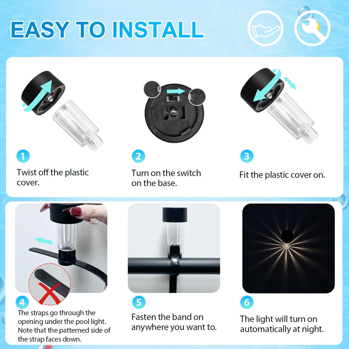 BITIWEND outdoor light withstands weather for year-round use.