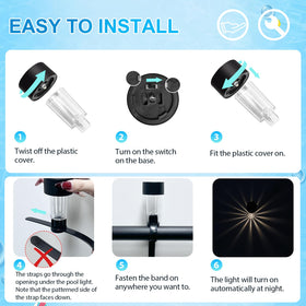 BITIWEND outdoor light withstands weather for year-round use.