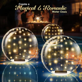 BITIWEND warm glow orb lights brighten weddings and beach gatherings.