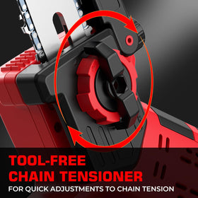 2-in-1 design with 6 and 8 inch bars for versatile cutting tasks.