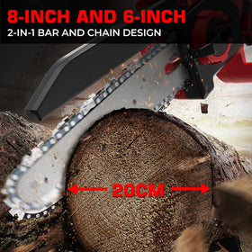 Compact 2.8 lb body reduces user fatigue during pruning and trimming.