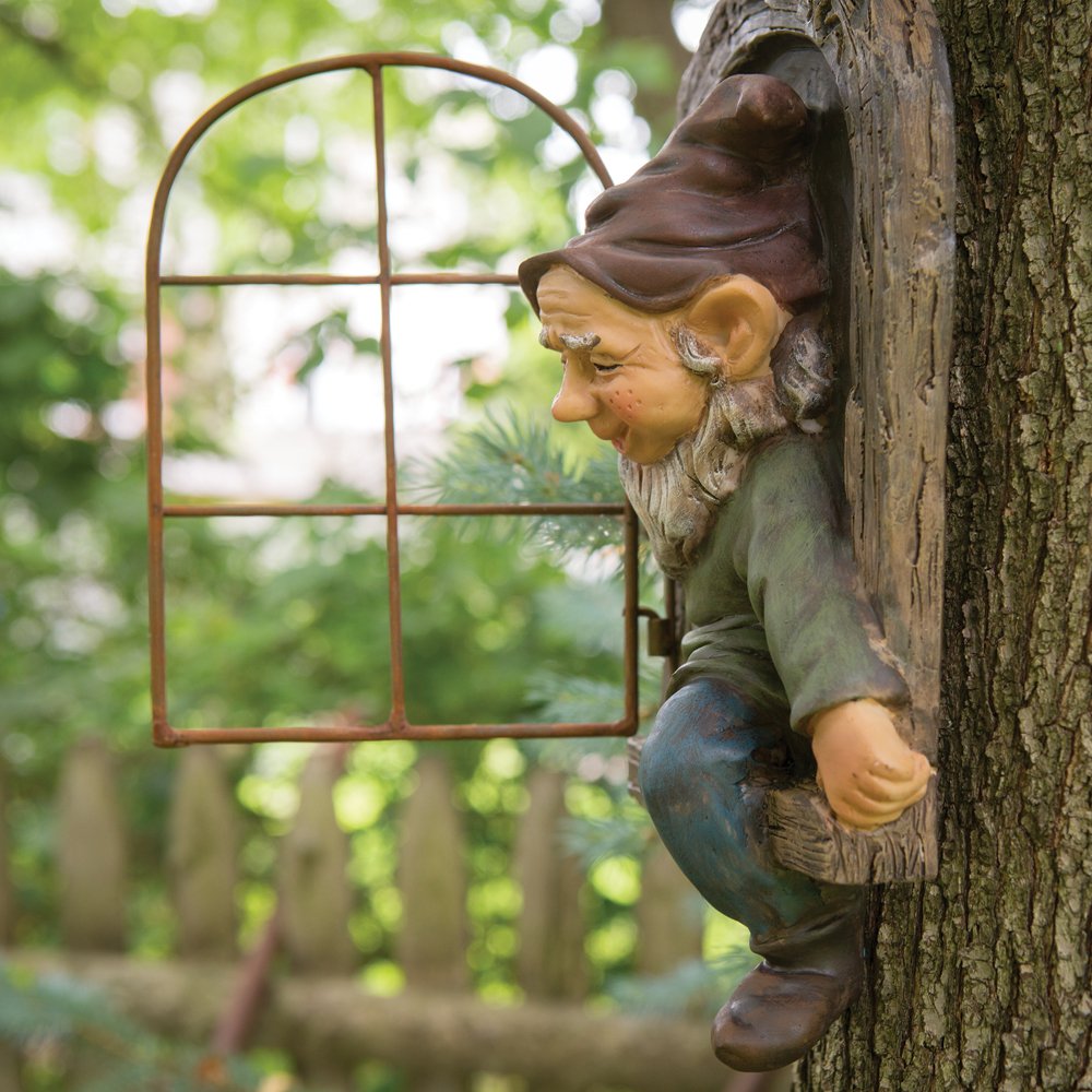 Bits and Pieces outdoor yard decoration elf for curbside display
