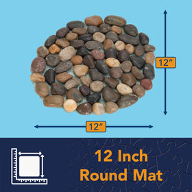 Bits and Pieces stepping stones with slip-resistant back for wet conditions