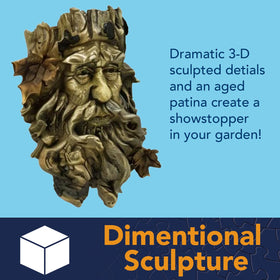 Bits and Pieces Whimsical Garden Peeker lends charm to your yard.