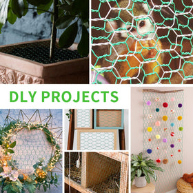 Bittesnew craft-friendly fencing for DIY projects and wreath frames.