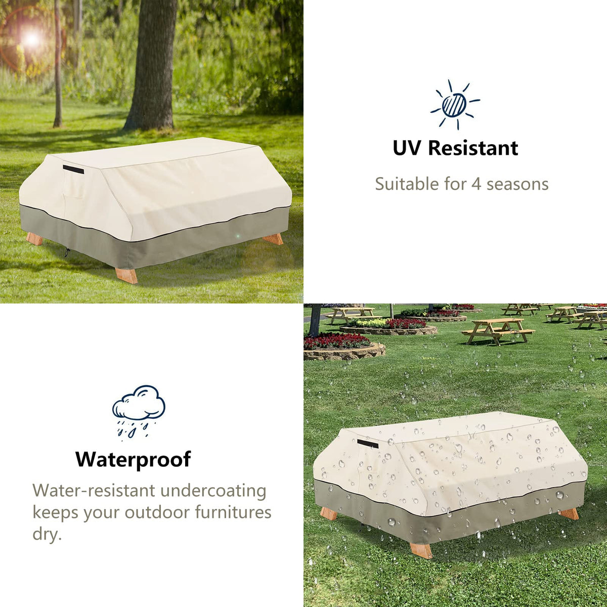 Bitubi air vents reduce condensation under the cover.