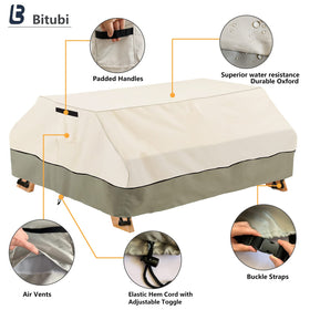 Bitubi UV-resistant coating protects against sun fading on your table.