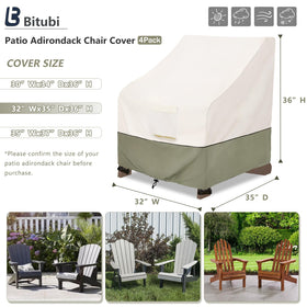 Close-up of Bitubi heavy-duty waterproof fabric for chair protection