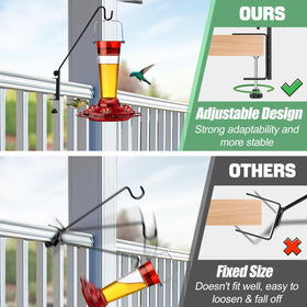 Biubee deck hanger with black coating blending with decor and resisting wear