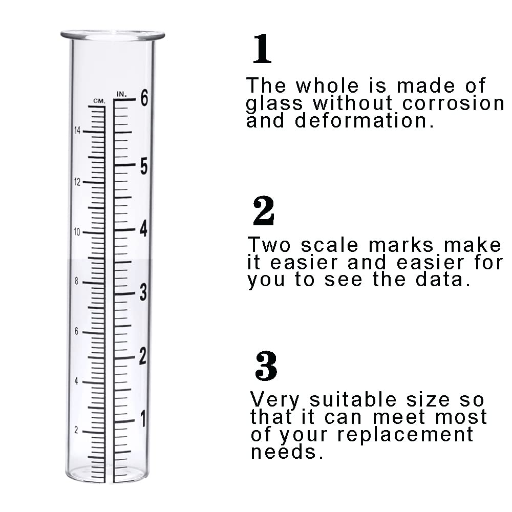 BIUWING clear 6-inch markings on the tube for quick yard readings.