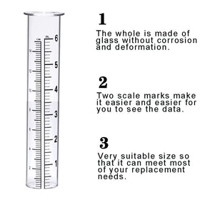 BIUWING clear 6-inch markings on the tube for quick yard readings.