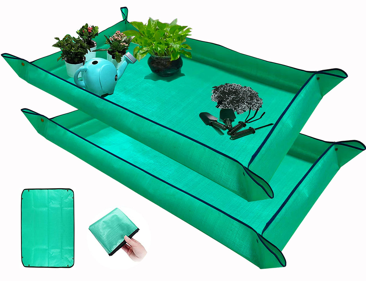 BIUWING repotting mat large 43x29 for tidy transplanting and mess-free work surface