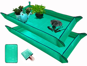 BIUWING repotting mat large 43x29 for tidy transplanting and mess-free work surface