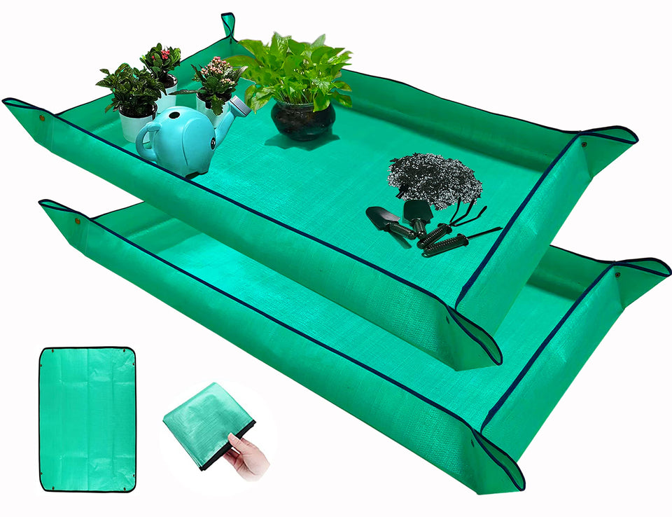BIUWING repotting mat large 43x29 for tidy transplanting and mess-free work surface