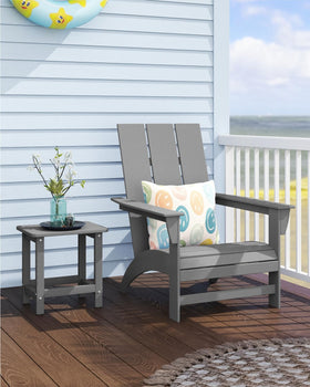 BIVODA HDPE single-piece tabletop in grey for durability