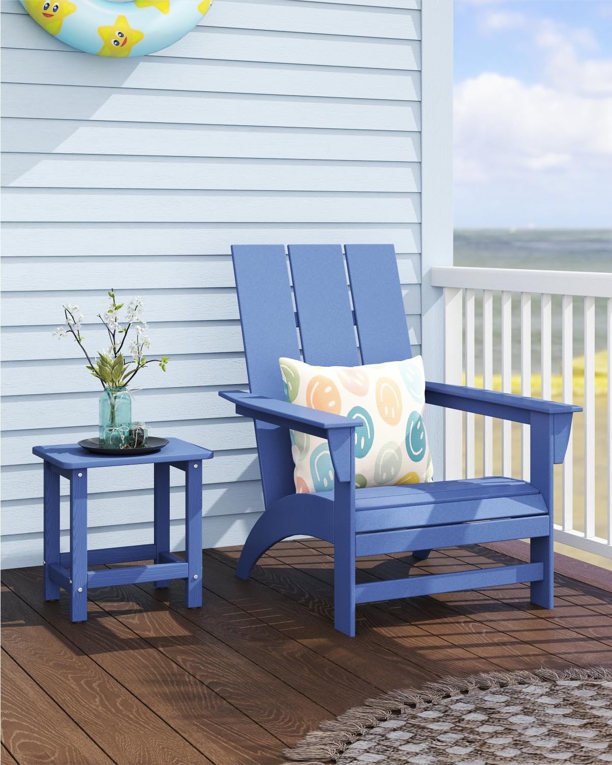 BIVODA single-piece HDPE tabletop close-up showing a sturdy, warp-resistant surface