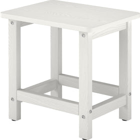 BIVODA Weatherproof side table top view highlights durable HDPE surface.