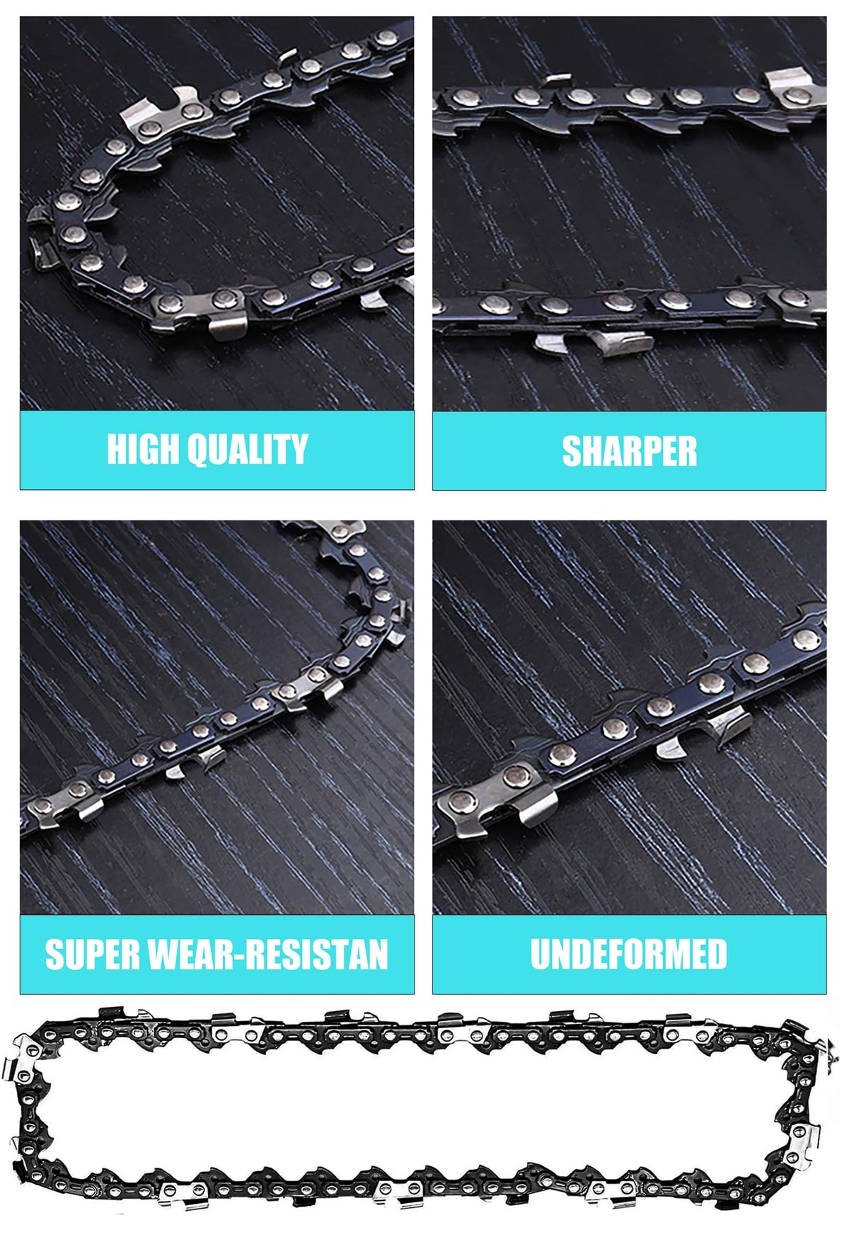 Bizhala 8 inch chain designed for Portland 62896 providing reliable wood cutting