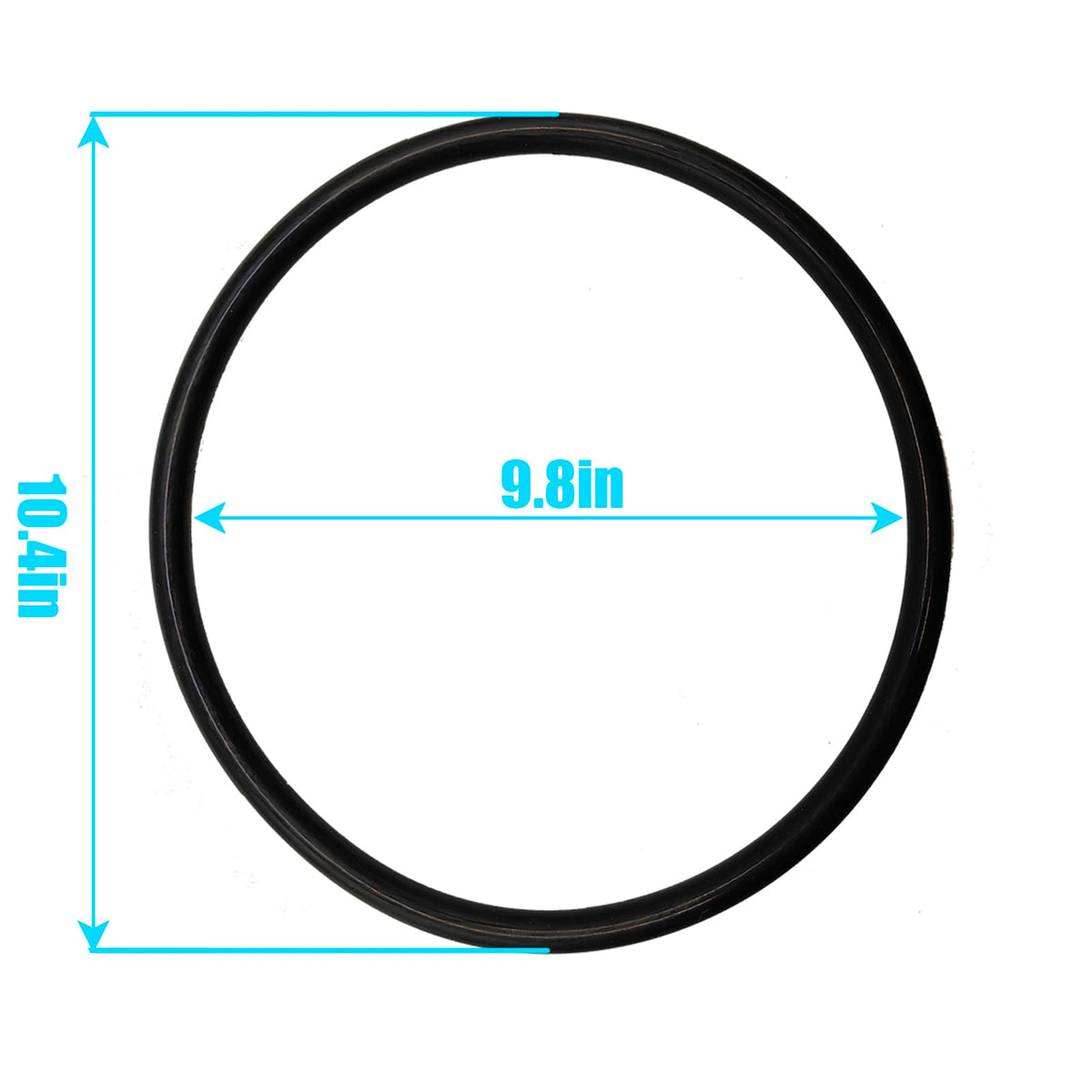 Bizhala CX900F O-Ring dimensions: approximately 10.4 inches outer diameter and 9.88 inches inner diameter.