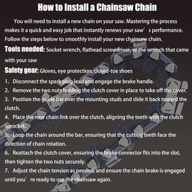 Bizhala chain offers low kickback and reduced vibration during use