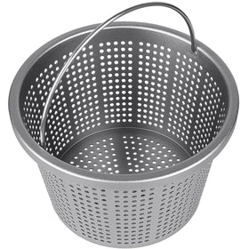BJFGF pool skimmer basket 8-inch top view, durable metal construction for long-lasting use
