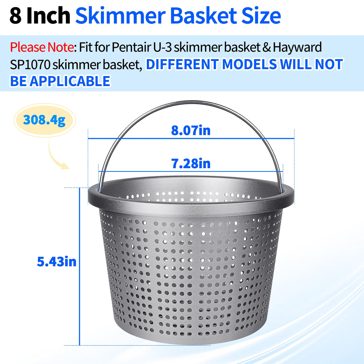 BJFGF skimmer basket installation ease demonstration for quick replacement