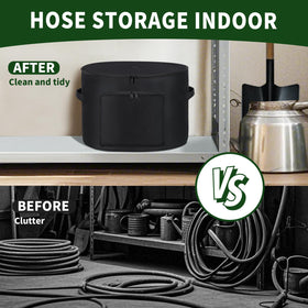BJJZHH hose pot storage open view demonstrates tidy organization.