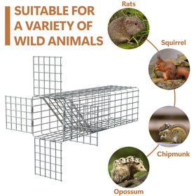 BKALEME humane trap keeps pets and kids safe while deterring pests.