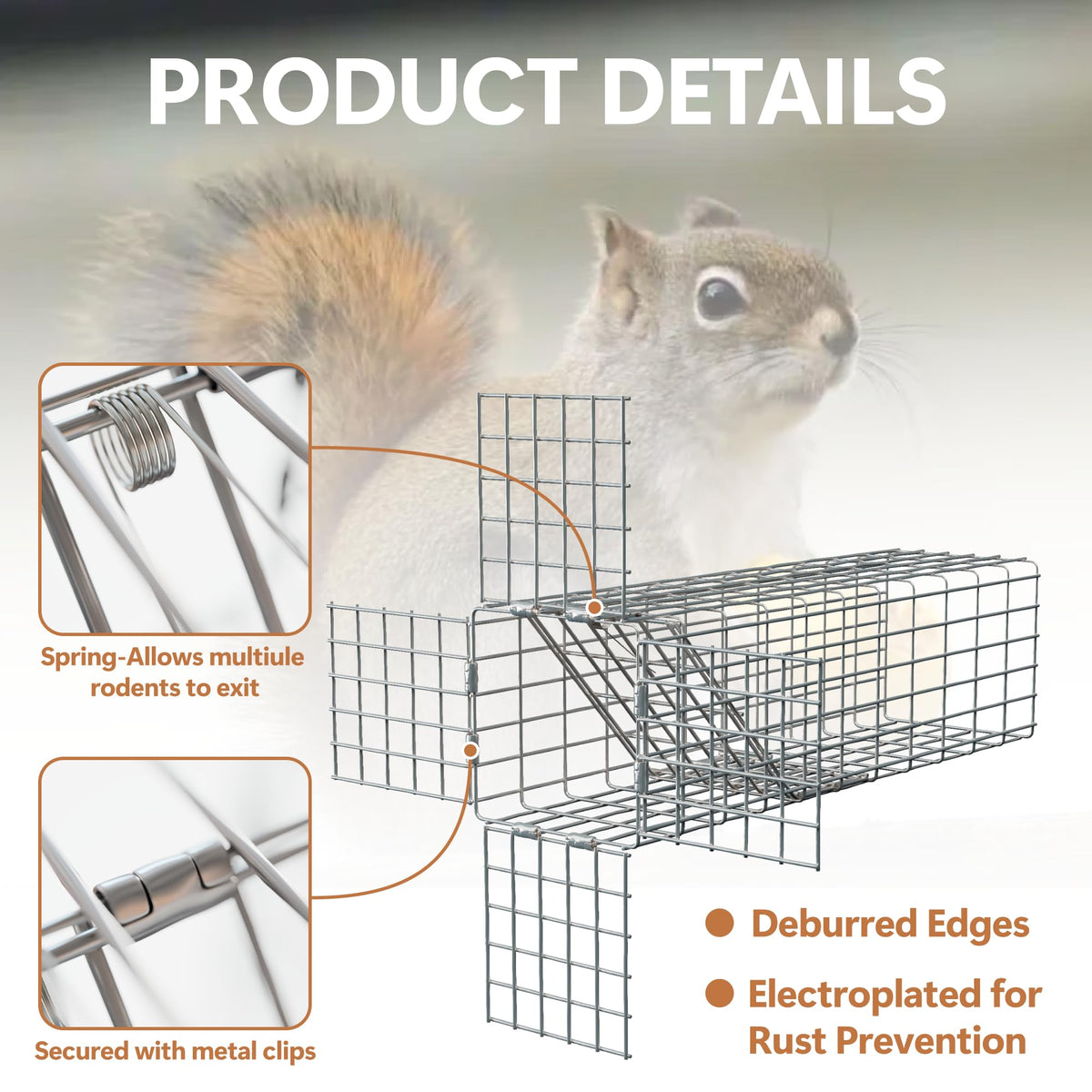 BKALEME weatherproof excluder mesh withstands rain and snow year-round.