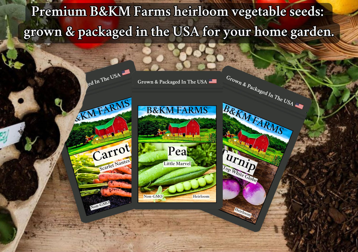 B&KM Farms BKF self-sufficient garden vision for year-round harvests.