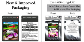 B&KM Farms Survival Seed Vault 50 varieties pack showing diverse heirloom seeds.