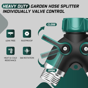 BKV heavy-duty zinc alloy build resists rust for long outdoor use