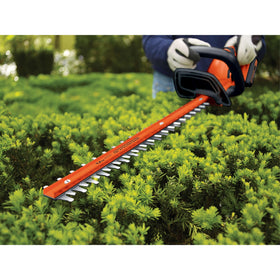 BLACK+DECKER hedge trimmer offers up to 60 minutes runtime per charge