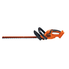 BLACK+DECKER hedge trimmer in a sunlit garden for easy yard maintenance