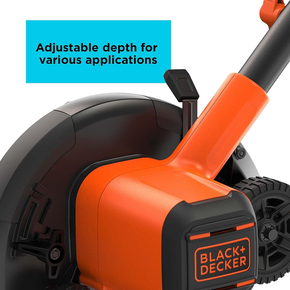 BLACK+DECKER 20V MAX edger with 1.75-inch cut capacity for clean lines.
