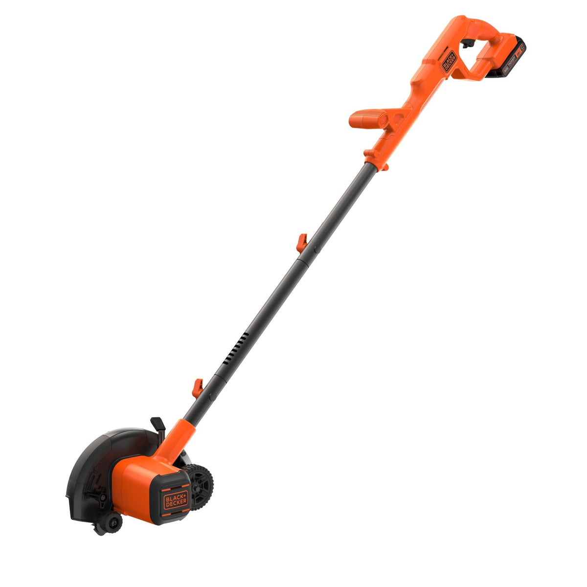 BLACK+DECKER 20V MAX edger with edge guide for precise lawn borders.