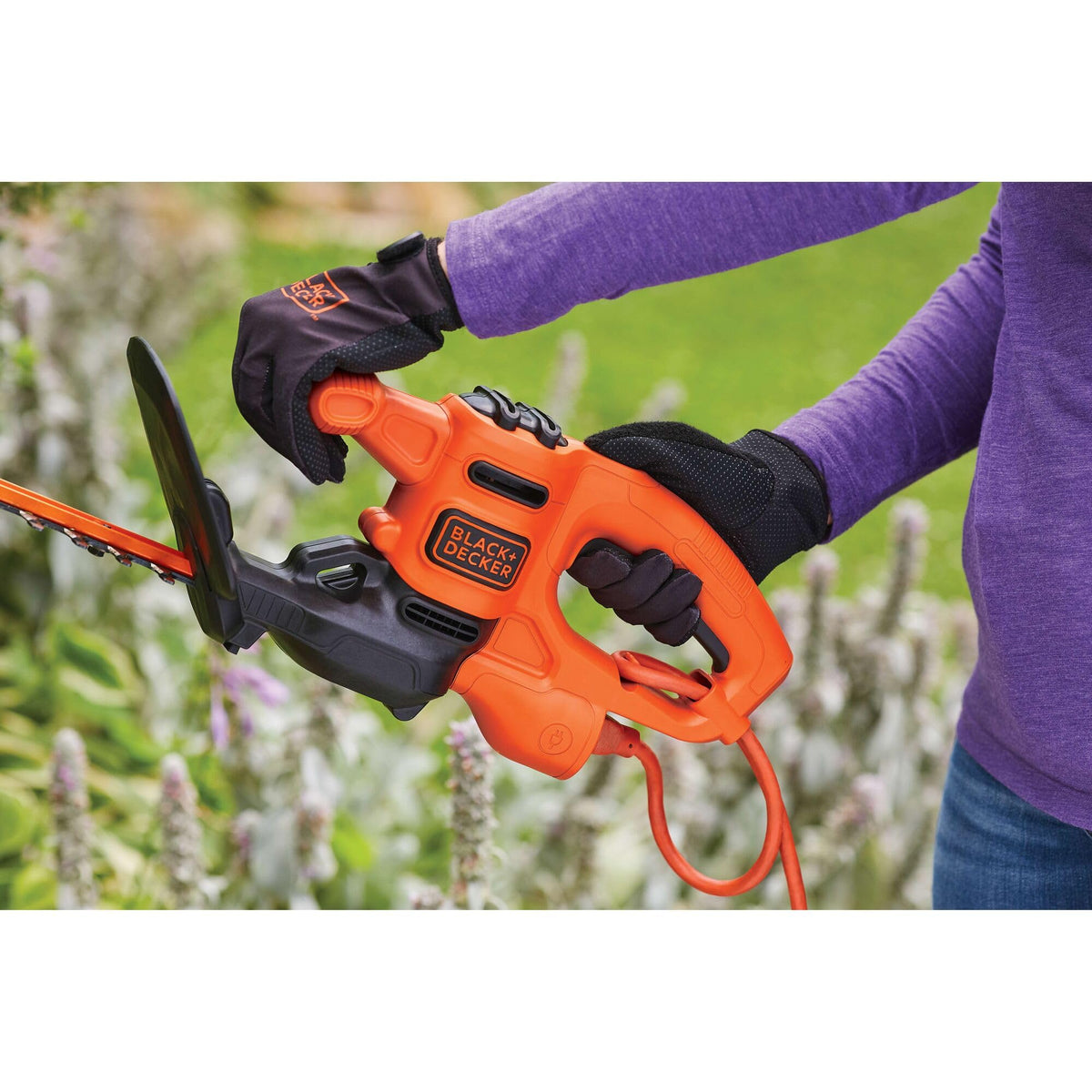 BLACK+DECKER BEHT100 vibration-reducing blade for comfortable snipping