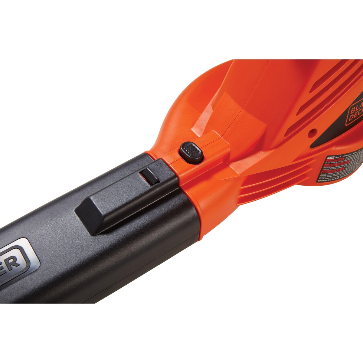 Corded convenience powers outdoor cleanup with a reliable motor.