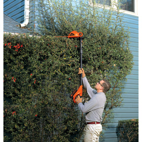 Black+Decker LPHT120 20V MAX battery ready for cordless trimming