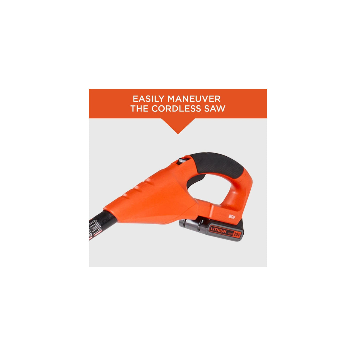 Black+Decker LPP120B compatible with 20V MAX battery system for extended use