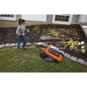 Three in one mowing options for mulching bagging and side discharge