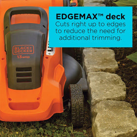 Height adjustment lever with seven settings for customized grass height