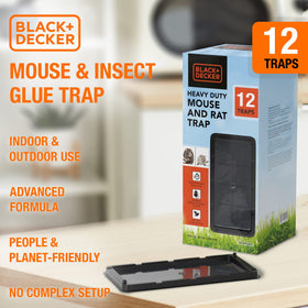 Black+Decker professional-strength traps in packaging for reliable pest control.