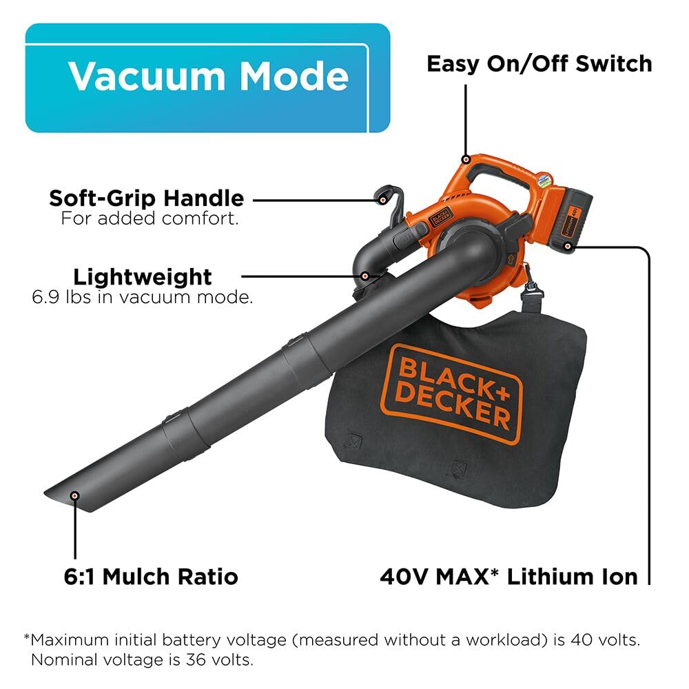 BLACK+DECKER built-in scraper loosens stubborn debris during cleaning