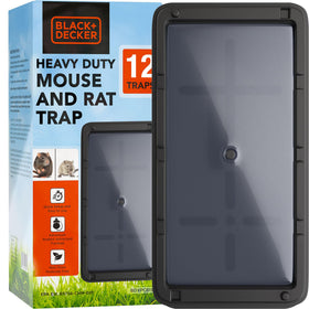 Black+Decker sticky-trap-adhesive-surface close-up for pest capture.