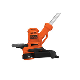  BLACK+DECKER Weed Wacker edge closeup shows precise trimming along borders